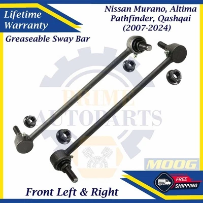 Moog OEM Front Sway Bars For 2007-2024 Nissan Lifetime Warranty - Image 1 of 4