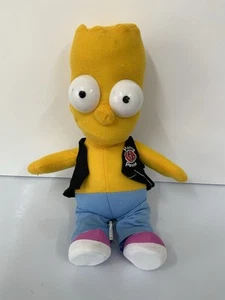 Bart Simpson Toy Party Posse Weste Plüsch The Simpsons 2006 Cartoon Puppe 30 cm - Bild 1 von 10