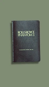 Anleitung zur Pflege von Rolls-Royce Phantom I von 1955 - spiralgebunden - Bild 1 von 4