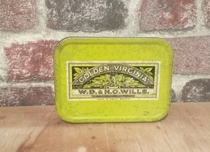 Alte Tabakdose GOLDEN VIRGINIA W. D. & H. O. WILLS  HAND ROLLING TOBACCO,  - Bild 1 von 10
