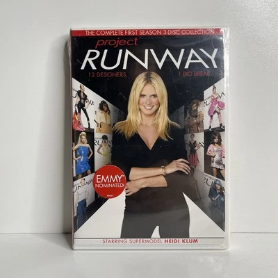 Project Runway The Complete First Season DVD 2005 3-Disc Set Heidi Klum Sealed! - Image 1 of 4