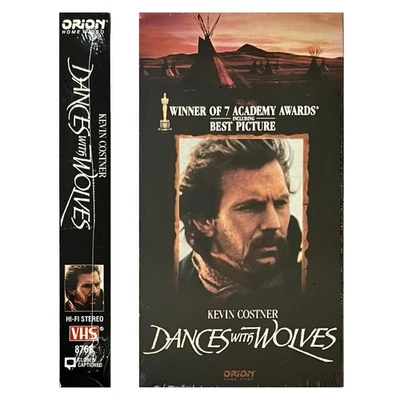 Dances With Wolves (VHS, 1990) Kevin Costner - NEW SEALED - Image 1 of 4