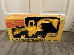 1978 Mattel Caterpillar Wheel Loader W/Powermatic Scoop In Box NOS Open Ends - Picture 1 of 18