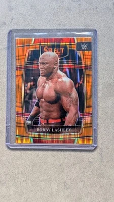 Bobby Lashley #83 Orange Flash Prizm 2022 Panini Select WWE - Concourse - Image 1 of 2