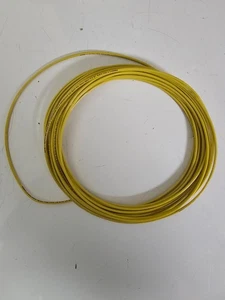 18 GAUGE TFFN TEWN WIRE YELLOW 25' FEET 600V COPPER STRANDED GROUND WIRE - Picture 1 of 1