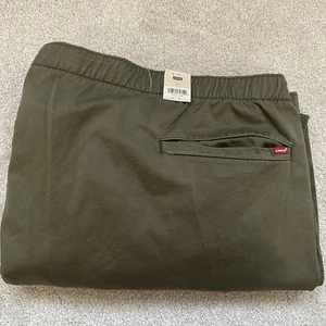 Levi's XX Chino Joggers Men's 6XL Big & Tall Green Olive Stretch Tapered - Picture 1 of 12