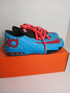 Nike KD VI GS N7 Schuhe Größe 5,5Y Basketball Tribal Print Sport 626369 466 - Bild 1 von 14