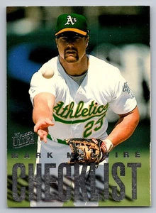 1997 Ultra Checklists Series 1 Mark McGwire 5 - Picture 1 of 2