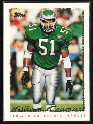 1995 Topps William Thomas Philadelphia Eagles #44 - Image 1 of 2