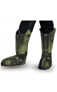 LICENSED HALO MASTER CHIEF ADULT MENS BOOT COVERS COSTUME ACCESSORY - Picture 1 of 2