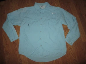Mens NAVISKIN collared button down lightweight mesh lined shirt sz M md Med - Picture 1 of 1