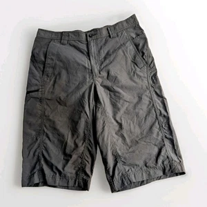 Kathmandu Men's Shorts Size M Cotton Nylon Travel Hiking 13" L Zip Pocket EUC - Foto 1 di 11