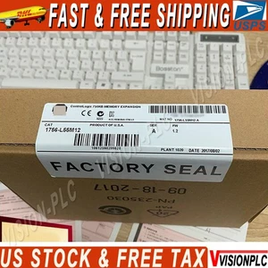 New Sealed AB 1756-L55M12 ControlLogix 750KB Memory Expansion US Free Tax - Picture 1 of 5