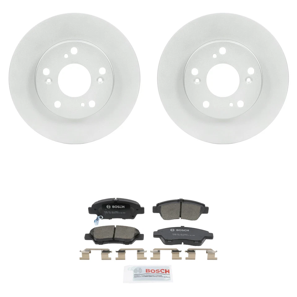 Kit de pastillas de freno de disco de cerámica Quietcast rotores delanteros Bosch para Honda CR-Z Foto 1 de 1