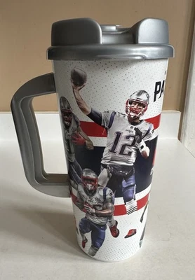 New England Patriots 6 X Champions Lidded Travel Mug Plastic - Image 1 of 4