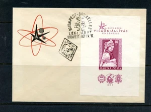 Hungary #1189 (H191) Tied to cover, Imperforated FDC 4\17\1958 - Picture 1 of 2