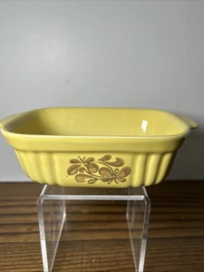 Vintage 1983 Pfaltzgraff 16 Unzen Auflaufform Backform Blumenmuster gelb - Bild 1 von 8