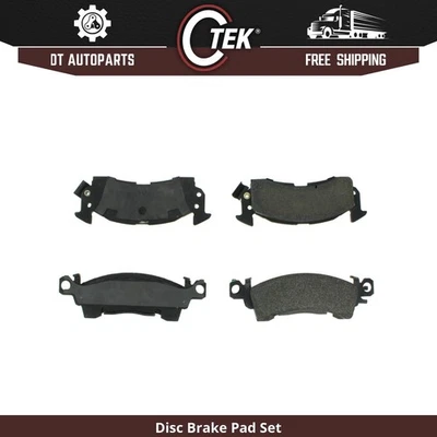 Para GMC C1500 Suburban 1979-1986 | Pastillas de freno de disco delanteras centradas | Semimetálicas Foto 1 de 4