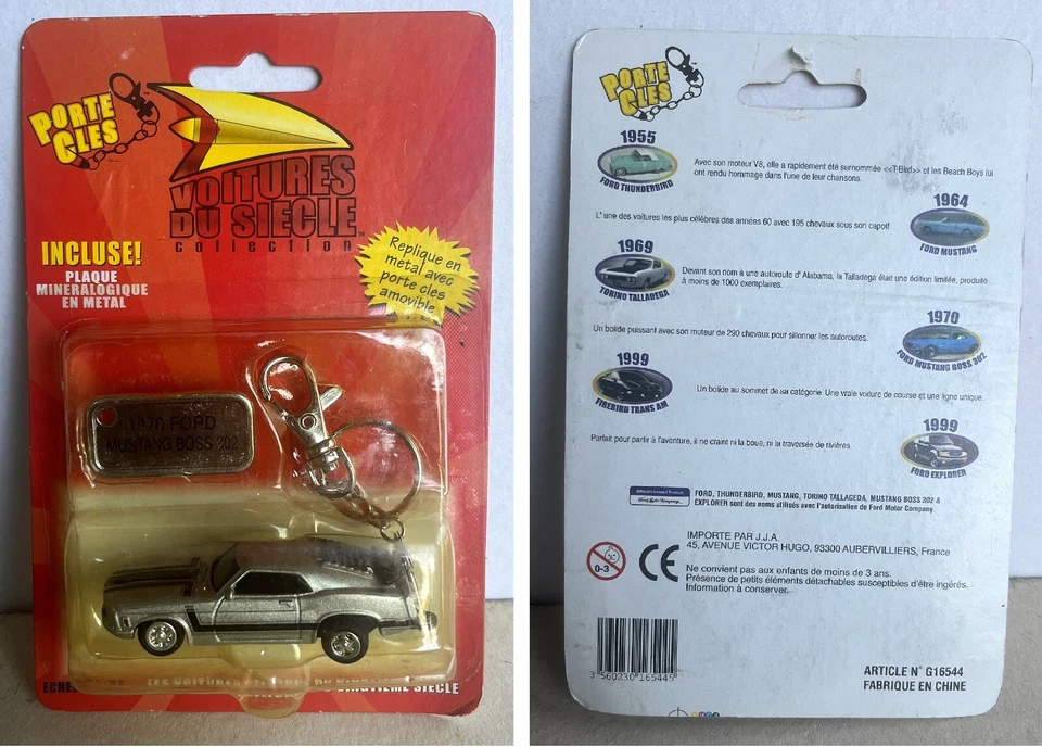 Porte clé n° G16544 Ford Mustang Boss 302 1970 1/64ème - Photo 1/1
