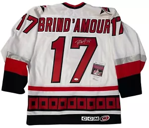 ROD BRIND'AMOUR SIGNIERT CCM 2006 CAROLINA HURRICANES STANLEY CUP TRIKOT JSA COA - Bild 1 von 5