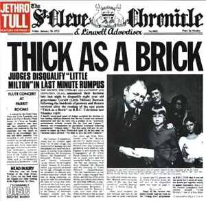 Jethro Tull: Thick As A Brick (CD, Classic Rock, Import-Canada, 1972) - Picture 1 of 6