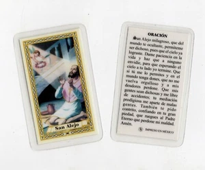 San Alejo - Oración - 2.5 x 1.5 (pulgadas) - Picture 1 of 1