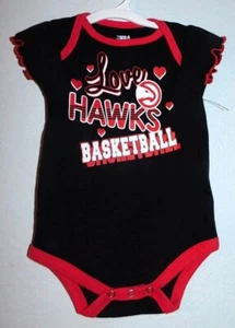 Ropa de una sola pieza Atlanta Hawks LOVE, 3-6 meses de la NBA - Imagen 1 de 2