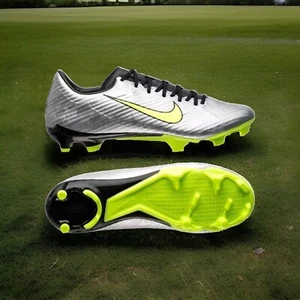 Nike Zoom Vapor 15 Elite XXV FG/MG Metallic Silver Volt - Picture 1 of 8