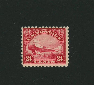 USA Scott # C6 F-VF OG NH MNH BOB Air Mail 24c Stamp Cat $130 - Image 1 of 2