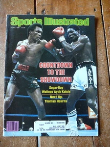 SPORTS ILLUSTRATED MAGAZINE - JULY 6 1981 - SUGAR RAY WALLOPS AYUB KALULE - Imagen 1 de 2