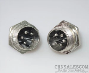 2 pcs 5 Pin GX16-5P Plug Male Connector Welding Machine Control Line Fast Joint - Picture 1 of 4