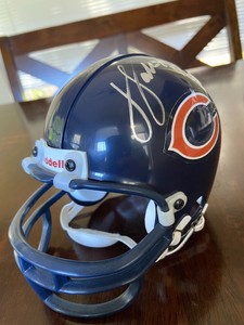 walter payton signed helmet
