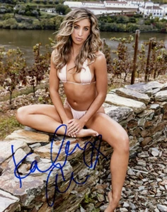KATIE AUSTIN SIGNED 8x10 PHOTO SPORTS ILLUSTRATED SWIMSUIT MODEL BECKETT BAS - Picture 1 of 2