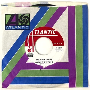 Jimmie & Vella Mammy Blue 1972 Mono Stereo 7" Vinyl 45 Atlantic 45-2926 Promo - Picture 1 of 6