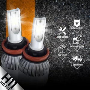 H11 H9 H8 388W 38800LM CREE LED Headlight Kit Low Beam 6000K White High Power - Picture 1 of 12
