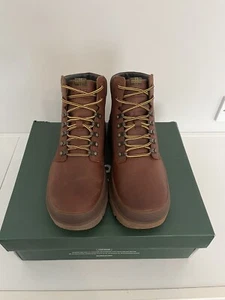 Men’s BARBOUR Davy Leather Waterproof Boots. Chestnut. UK 7. RRP £159