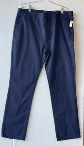 OLD NAVY Men's Khaki Sz 34X30 Slim Chino Pants Navy Blue Casual Work - Picture 1 of 7