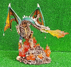 "Drago Schelletro Verde con Fuoco" Veronese 2004 - RARO, UNICO cm. 20 - Imagen 1 de 6