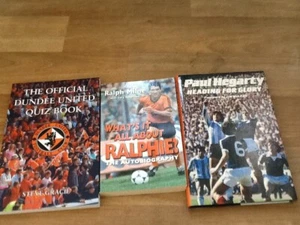 3 X DUNDEE UNITED INTERST FUSSBALLBÜCHER - MILNE, HEGARTY, QUIZBUCH - F\POST UK - Bild 1 von 9