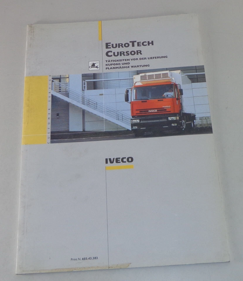 Wartungshandbuch Iveco Eurotech/Cursor Stand 07/1998 - Imagen 1 de 1