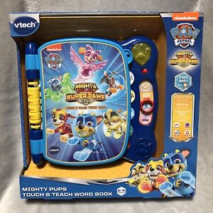 NEW VTech PAW Patrol Mighty Pups Touch and Teach Interactive Word Phonics Book 