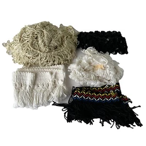 Vintage Lot of 5 Assorted Fringe Fringing Tassels Trims, Arts & Crafts - Picture 1 of 3