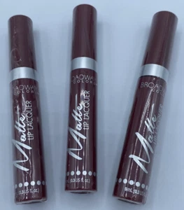 Lot of 3 Broadway Colors Matte Lip Lacquer #09 Juliet Lipstick Sealed New - Picture 1 of 4