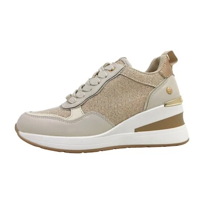 Xti  Damenschuhe Schnürschuhe Beige Freizeit - Bild 1 von 3