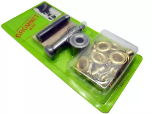 CS Osborne Home Use Brass Eyelet Kit (Solid Brass Eyelets) Ref K234 - Picture 1 of 7