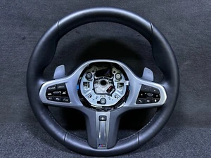 BMW F40 F44 G42 G20 G21 G22 G23 G26 Z4 G29 M-Sport Multifunction Leather Steering Wheel - Picture 1 of 17