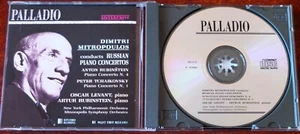 PALLADIO PD 4132 RUSSIAN PIANO CONCS CD MITROPOULOS 1993 RUBINSTEIN TCHAIKOVSKY - Imagen 1 de 2