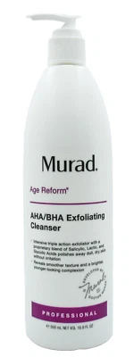 Limpiador exfoliante Murad AHA BHA tamaño profesional 16,9 fl oz/500 ml *sin caja* Foto 1 de 4