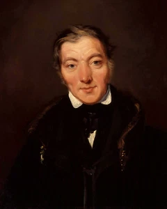 Retrato Robert Owen 8x10 impresión artística 8"x10" fabricante y filántropo galés - Imagen 1 de 3