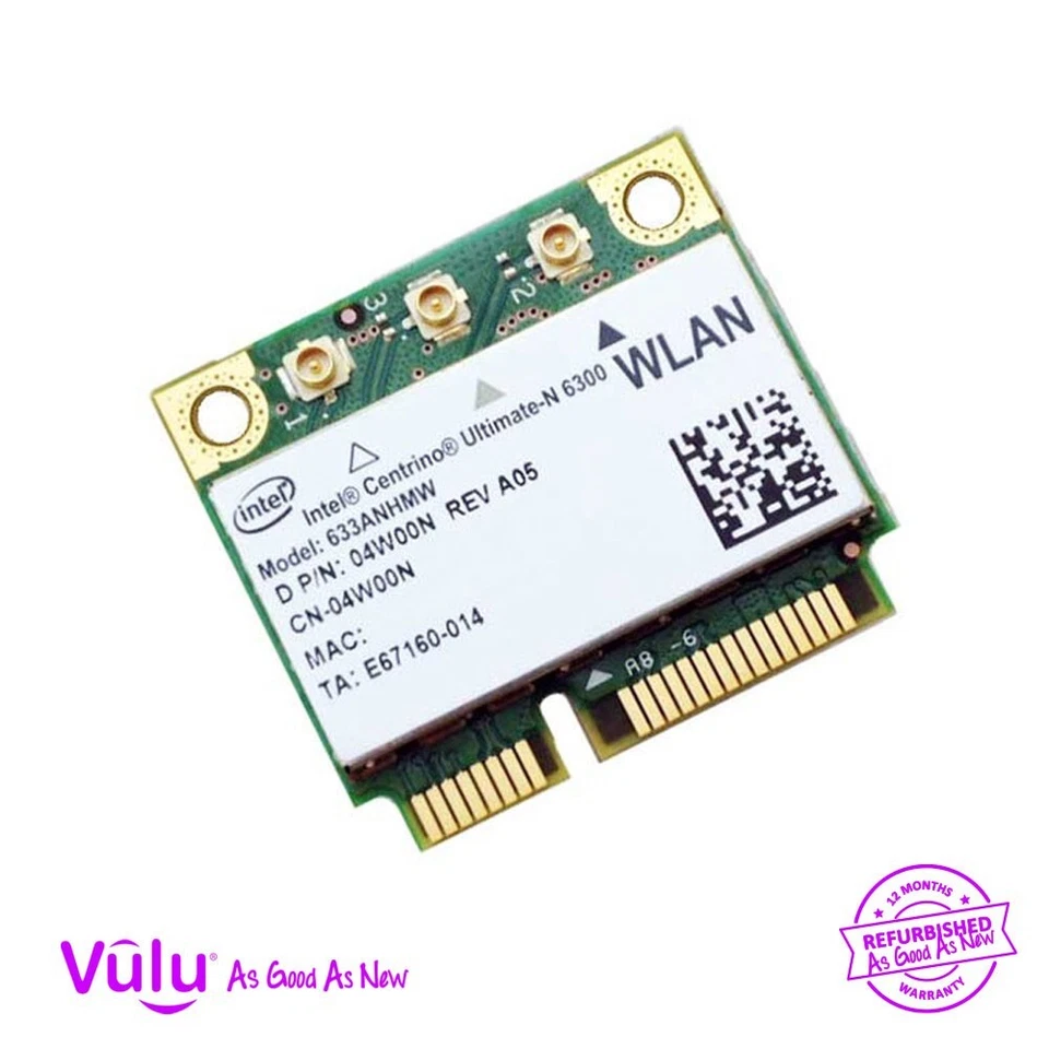 Intel Ultimate Dual Band senza Fili - N 6300 633ANHMW Scheda Wifi Mini Pci-E - Immagine 1 di 2